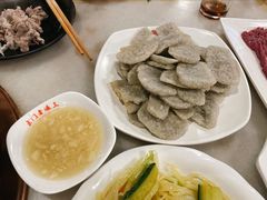 老北京素油煎灌肠-京门老爆三·铜锅涮肉 爆肚(望京店)