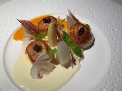 香煎北海道带子佐俄罗斯鱼子酱-弗兰克牛排西餐厅Ribone steak house(柠檬花园店)