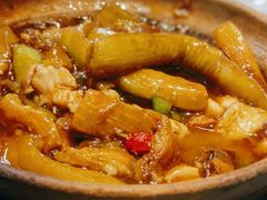 咸鱼鸡粒茄子煲-熠盛粤味(永康路店)