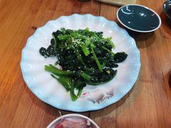 姜汁菠菜-尕西木老春台东乡手抓美食