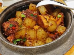 铁板炒凉粉-令氏家外家周礼食府(桥南店)