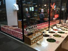 自助调料区-牛郎记潮汕牛肉火锅(大西洋银泰城店)