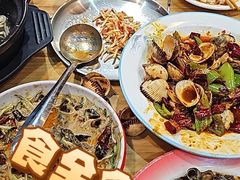 辣炒白蚬子-老姑砂锅·烧烤天津菜(体北道店)