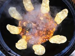 鲜虾鲍鱼鸡-锅来乐地锅鸡(安亭店)
