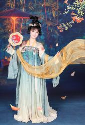 -后宫·古装汉服京剧儿童亲子全家福摄影