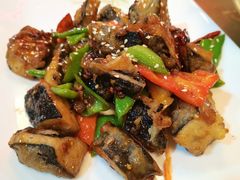 糍粑鱼块-长春观斋补堂素菜馆