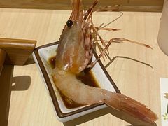 牡丹虾刺身-柏鮨寿司.刺身.定食(米山町地中海店)