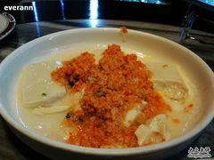蟹粉豆腐&nbsp;吃了两口&nbsp;卖相不是很好-功德林(南京西路店)