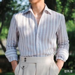 点击看大图 -怒马会 全麻衬西装高级定制