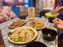 凉拌方便面-半坡九号老挝冰咖啡