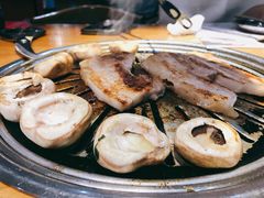 烤口蘑-老炉家木炭烤肉(长江国际店)