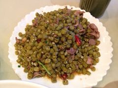 酸豆角炒鸡胗-果园