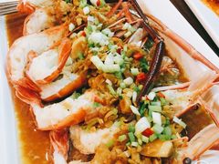 蒜蓉蒸虾-建兴酒家(班塔通分店)