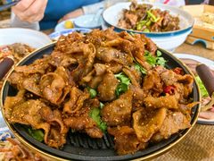 烤盘牛肉-乔家满族八大碗(流水沟店)