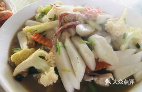 Crab Stir-fried White Rice Cake