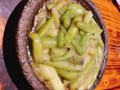 铁板鲜芋梗-农厨好味·温泉鹅·农家菜
