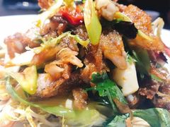 手撕黄花鱼慢菜-金海湾海鲜总店