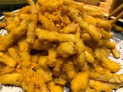 咸蛋黄焗杏鲍菇-锦上中式酒馆(南内环店)