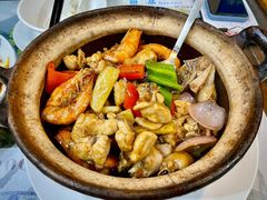海虾焖鸡煲-阿殳粥馆(水围村店)