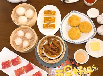 温州华侨饭店港式茶餐厅 虾饺虾饺里面都是虾肉