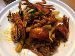 毛蟹年糕-鼎鲜·蟹农渔水·阳澄湖大闸蟹·农家乐(美人腿店)