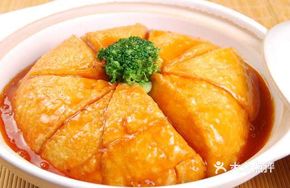 Braised Tofu with Abalone Sauce