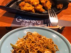 黑椒牛柳炒意面-绿茵阁西餐厅(佰港城店)