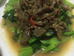 芥兰炒牛肉-肥弟大排档(汕樟路店)