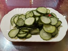 柠檬泡黄瓜-华盛园卷子王农家菜水库鱼