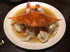 鸡油清汤蒸母梭蟹-甄御•海鲜新青岛菜(麦岛店)