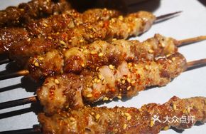 Nine-Grade Lamb Skewers