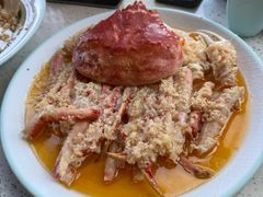 蒜蓉松叶蟹-巧克力渔家.小船海鲜胶东菜(万平口店)