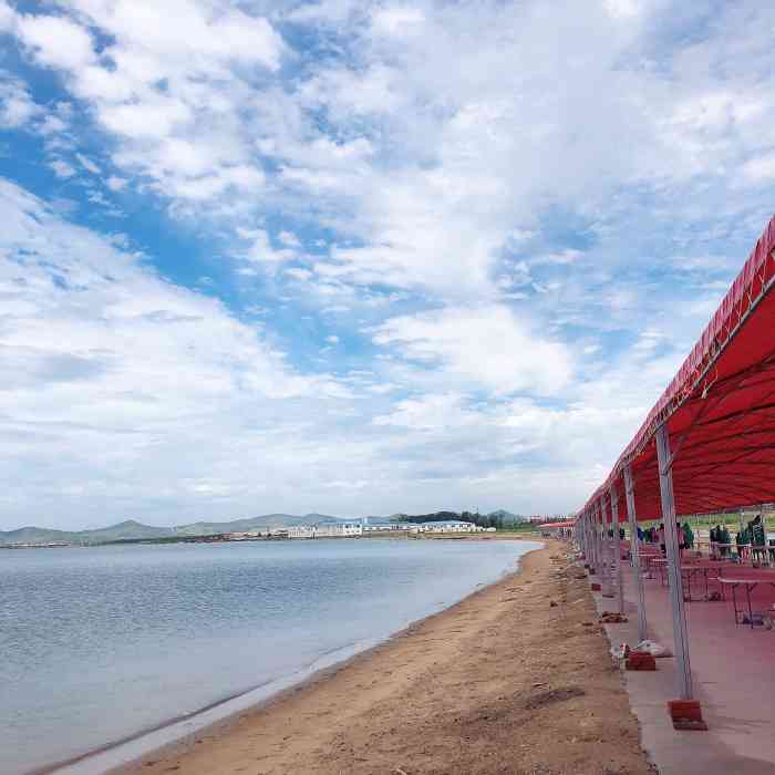 蓝色海岸浴场-"每年夏天都要去团建的地方,可以带炉子自己.
