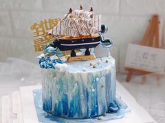 -咖咖熊蛋糕定制·英国蓝风车动物性淡奶油