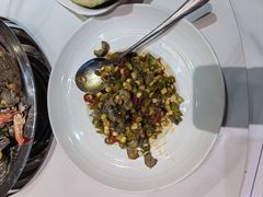老虎菜拌海参-大锅强·蒸海鲜青岛菜(金沙滩店)