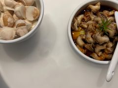 辣酒汁花螺配夏威夷果-木守西溪溪隐餐厅