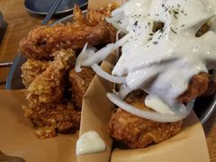 黄油蒜炸鸡块-富乐满韩国正宗炸鸡韩国料理(虹泉路店)