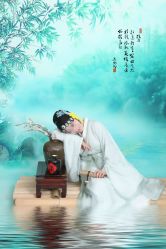 点击看大图 -后宫·古装汉服京剧儿童亲子全家福摄影