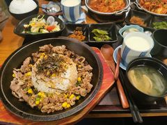 和风牛肉铁板拌饭-匠太烧肉台日料理餐酒馆(三林店)