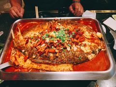 香辣味烤鱼-鸣记脆皮烤鱼·海鲜烤鱼(亿合城店)