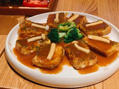 鲍汁自制翠豆腐-竹里馆·淮扬菜·功夫茶(老门东店)