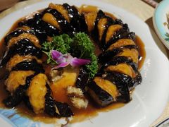 鲜虾酿茄子-大眼锅贴水饺(河东店)
