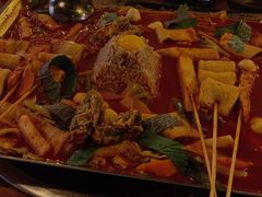 鱼饼火山炒年糕-包装马车·韩国料理·포장마차