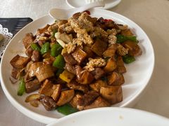 杏鲍菇炒牛肉粒-万年酒楼(越秀南路店)