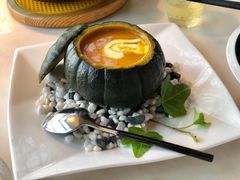 奶油南瓜汤-梧桐Plus·创意京·川料理(万象城店)