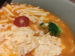 番茄菌菇鸡蛋面-陳八两面家(滨江天街店)