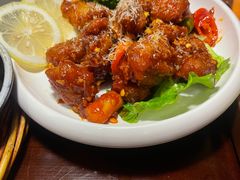 香辣炸鸡块-三代烤肉(保利广场店)