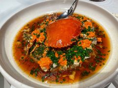 梭子蟹蒸肉饼-玫瑰厅上海菜(兴国路店)