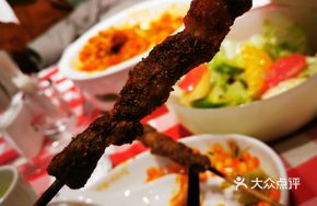 烤羊肉串(5串)