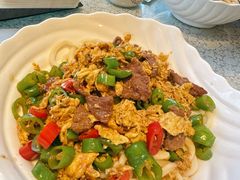 碎椒牛肉鸡蛋拌面-文三里屯面馆(三里屯店)